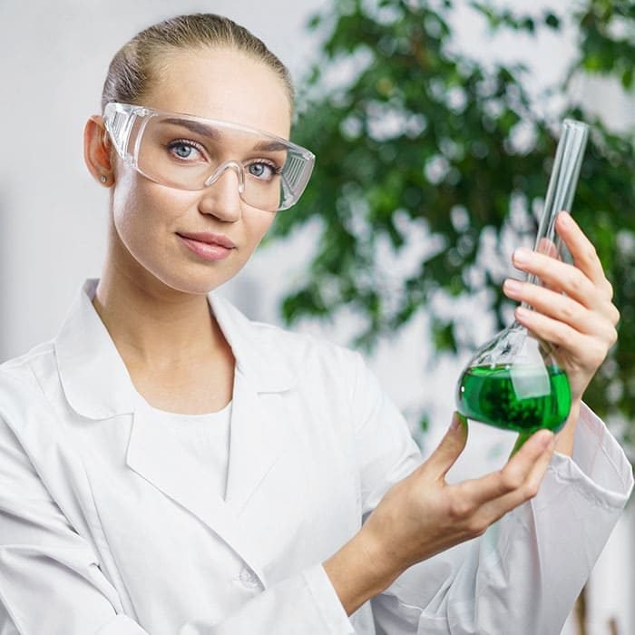 laboratory with scientists working